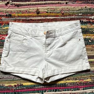 Old navy white boyfriend shorts